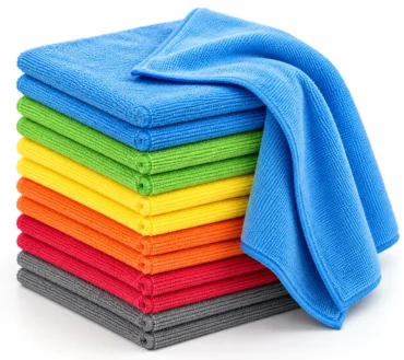 Commercial Microfiber Cleaning Cloths – 12 Pack